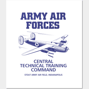 B-24 Central Technical Training Command Posters and Art